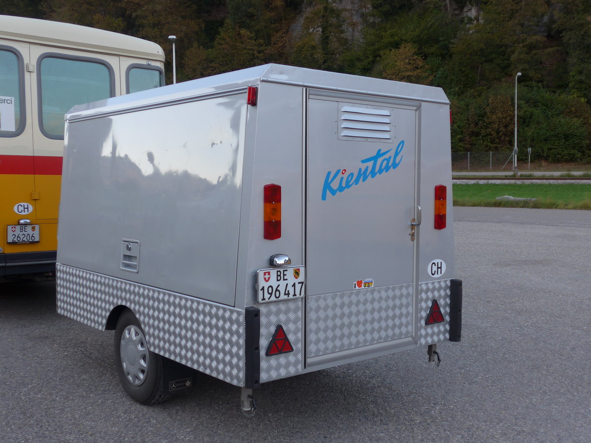 (175'425) - Schmid, Th�rishaus - BE 196'417 - Gangloff Gep�ckanh�nger (ex P 30'393) am 2. Oktober 2016 in Oensingen, Bad Klus