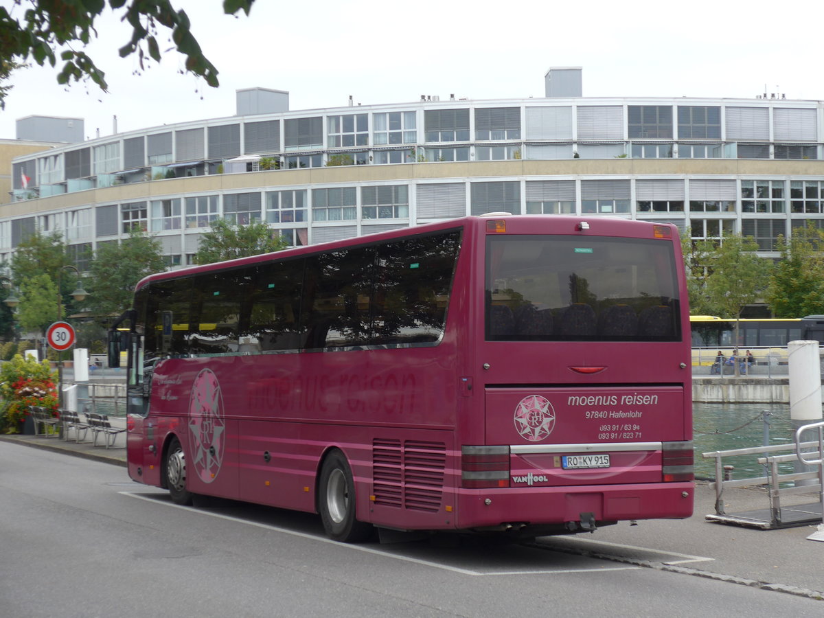 (175'431) - Aus Deutschland: Moenus, Hafenlohr - RO-KY 915 - Van Hool am 5. Oktober 2016 bei der Schiffl�ndte Thun
