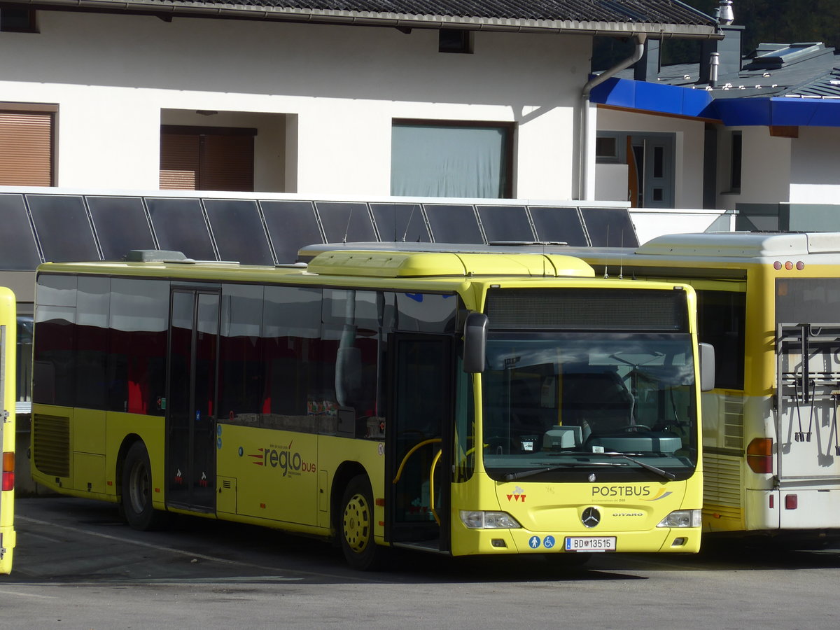 (176'075) - PostBus - BD 13'515 - Mercedes am 20. Oktober 2016 in Imst, Garage