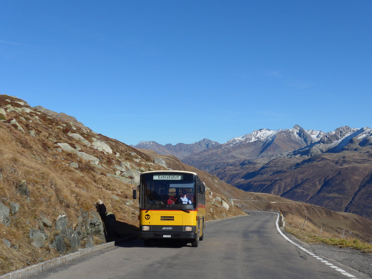 (176'423) - Oser, B�rchen - VS 93'575 - NAW/Lauber (ex Rey, Ayent) am 30. Oktober 2016 am Furkapass (Urnerseite)