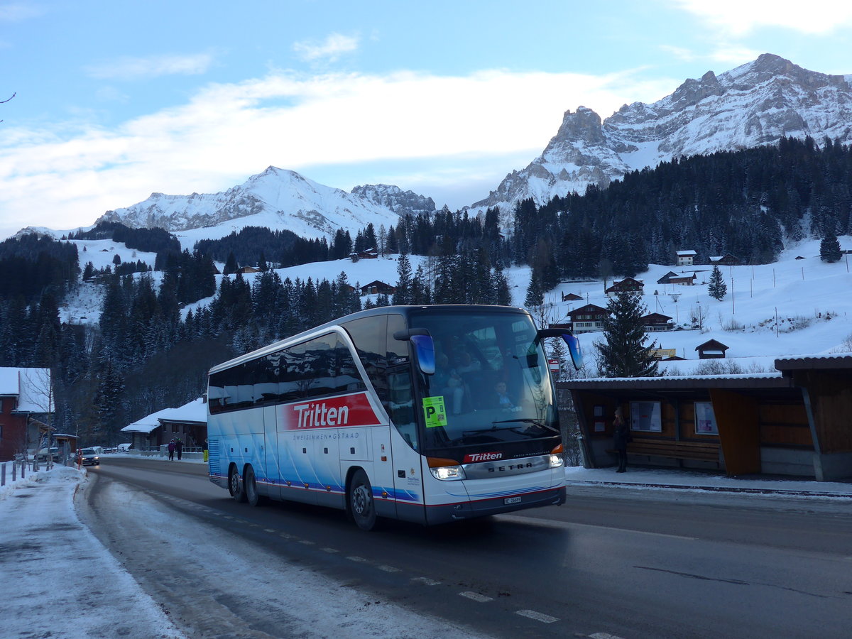 (177'720) - Tritten, Zweisimmen - BE 26'689 - Setra am 7. Januar 2017 in Adelboden, Oey