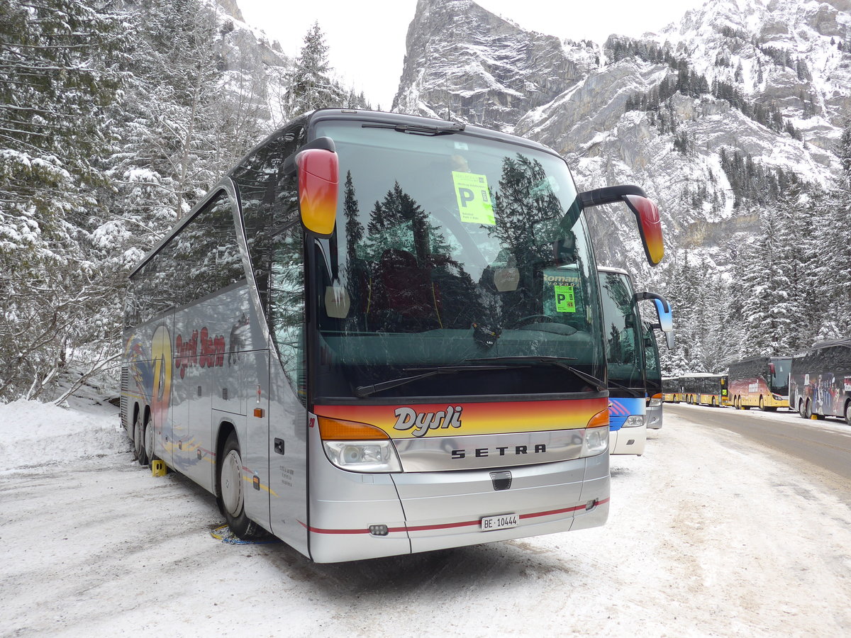 (177'838) - Dysli, Bern - Nr. 20/BE 10'444 - Setra (ex EvoBus, Kloten) am 7. Januar 2017 in Adelboden, Unter dem Birg