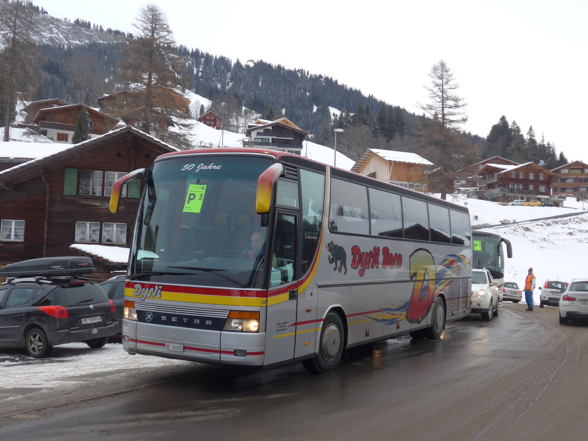 (177'889) - Dysli, Bern - Nr. 28/BE 30'392 - Setra am 7. Januar 2017 in Adelboden, Oey