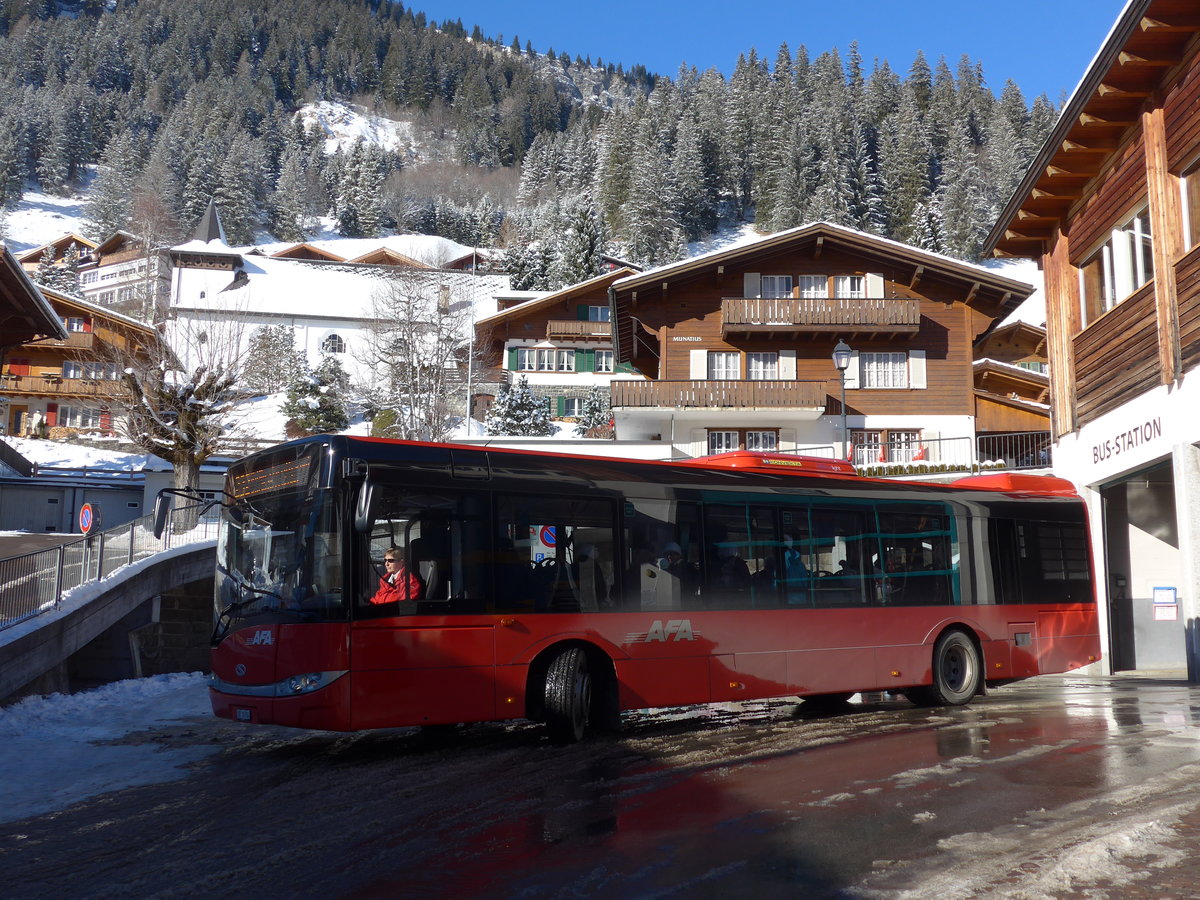 (178'000) - AFA Adelboden - Nr. 91/BE 26'704 - Solaris am 9. Januar 2017 beim Autobahnhof Adelboden