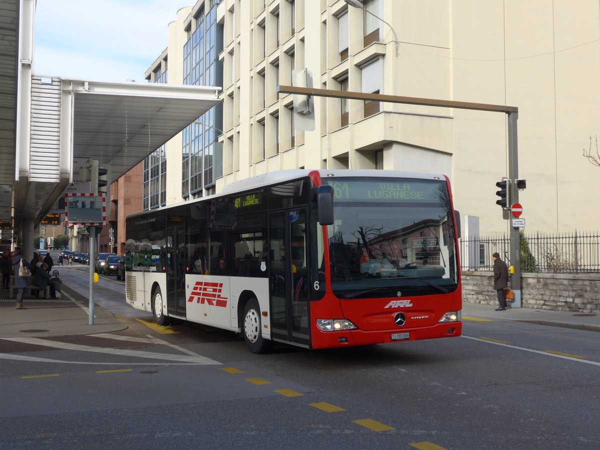 (178'309) - ARL Viganello - Nr. 6/TI 192'006 - Mercedes am 7. Februar 2017 in Lugano Centro