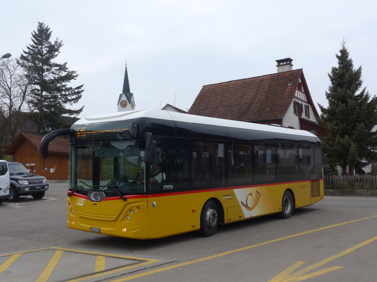 (178'483) - Moser, Flaach - Nr. 289/ZH 480'005 - G�ppel am 10. Februar 2017 in Altikon, Br�ckenwaage