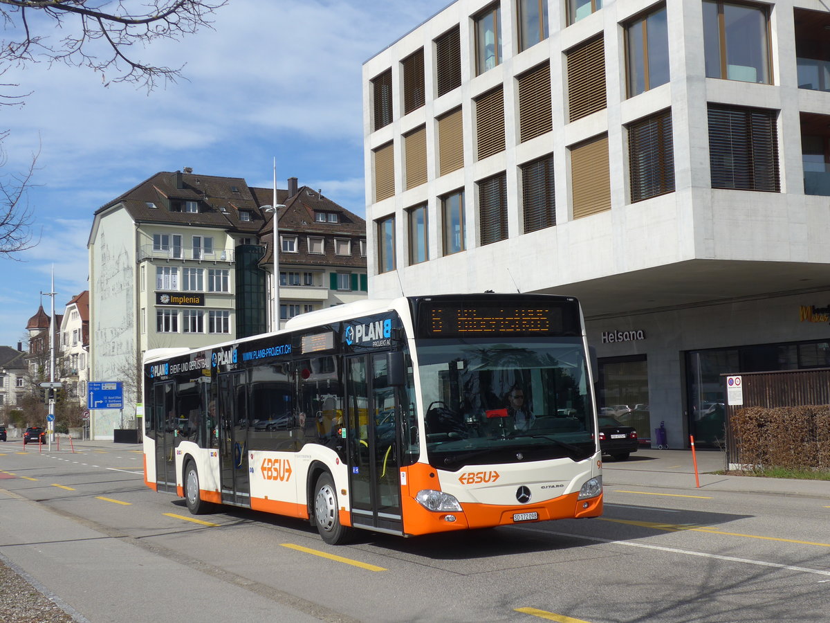 (178'814) - BSU Solothurn - Nr. 98/SO 172'098 - Mercedes am 4. M�rz 2017 beim Hauptbahnhof Solothurn