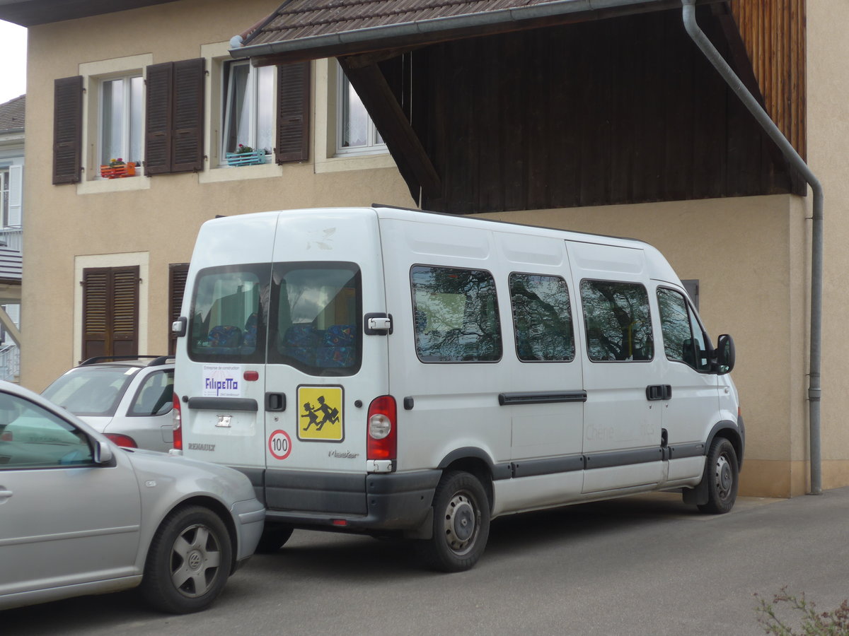 (179'261) - Filipetto, Vendlincourt - Renault am 1. April 2017 in Vendlincourt, La Coie