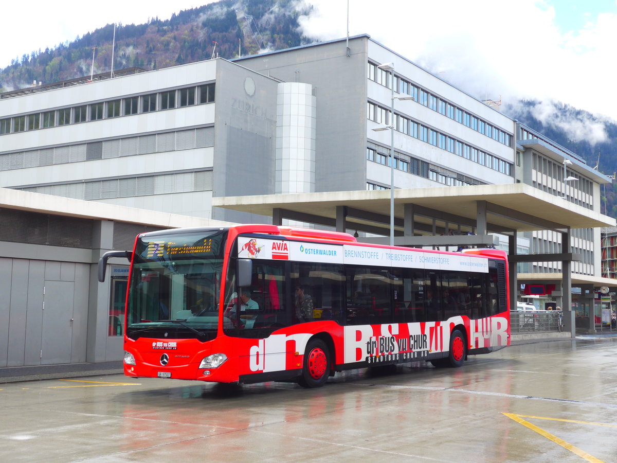 (179'987) - SBC Chur - Nr. 7/GR 97'507 - Mercedes am 4. Mai 2017 beim Bahnhof Chur