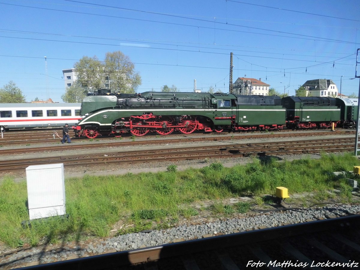 18 201 abgestellt h�he Leipzig Nord am 8.5.16