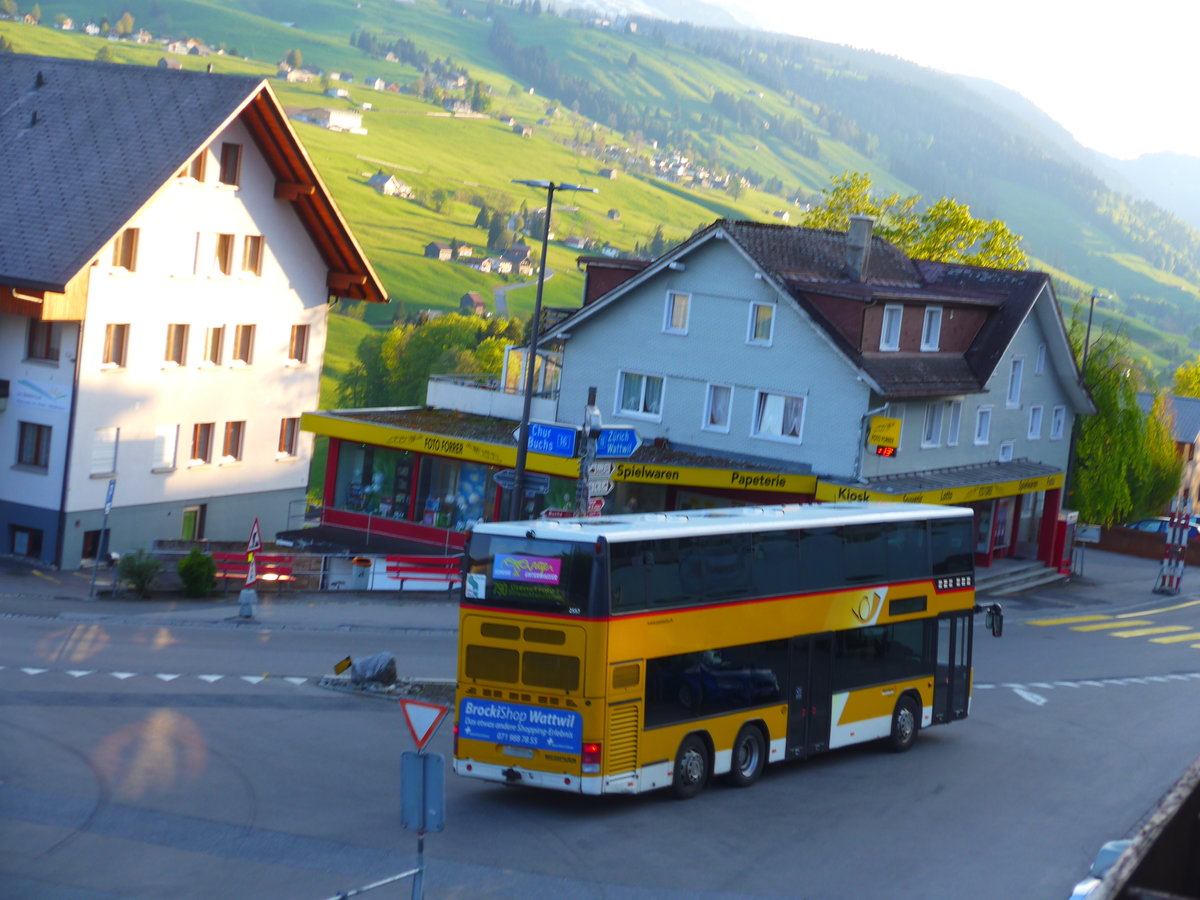 (180'284) - PostAuto Ostschweiz - SG 273'223 - Neoplan (ex P 27'022) am 21. Mai 2017 in Wildhaus, Dorf