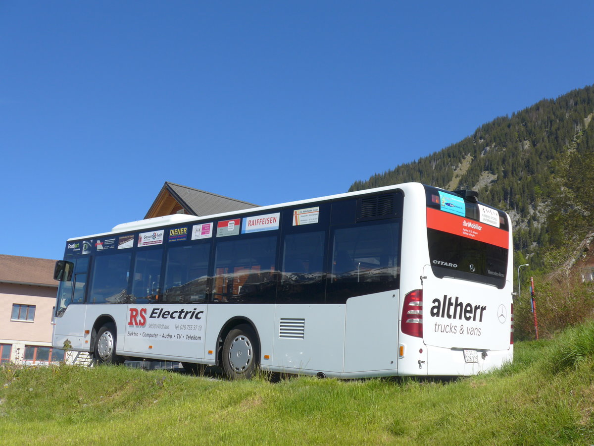 (180'299) - Abderhalden, Wildhaus - SG 126'225 - Mercedes (ex LBA Vaduz/FL Nr. 3) am 22. Mai 2017 in Wildhaus, Garage