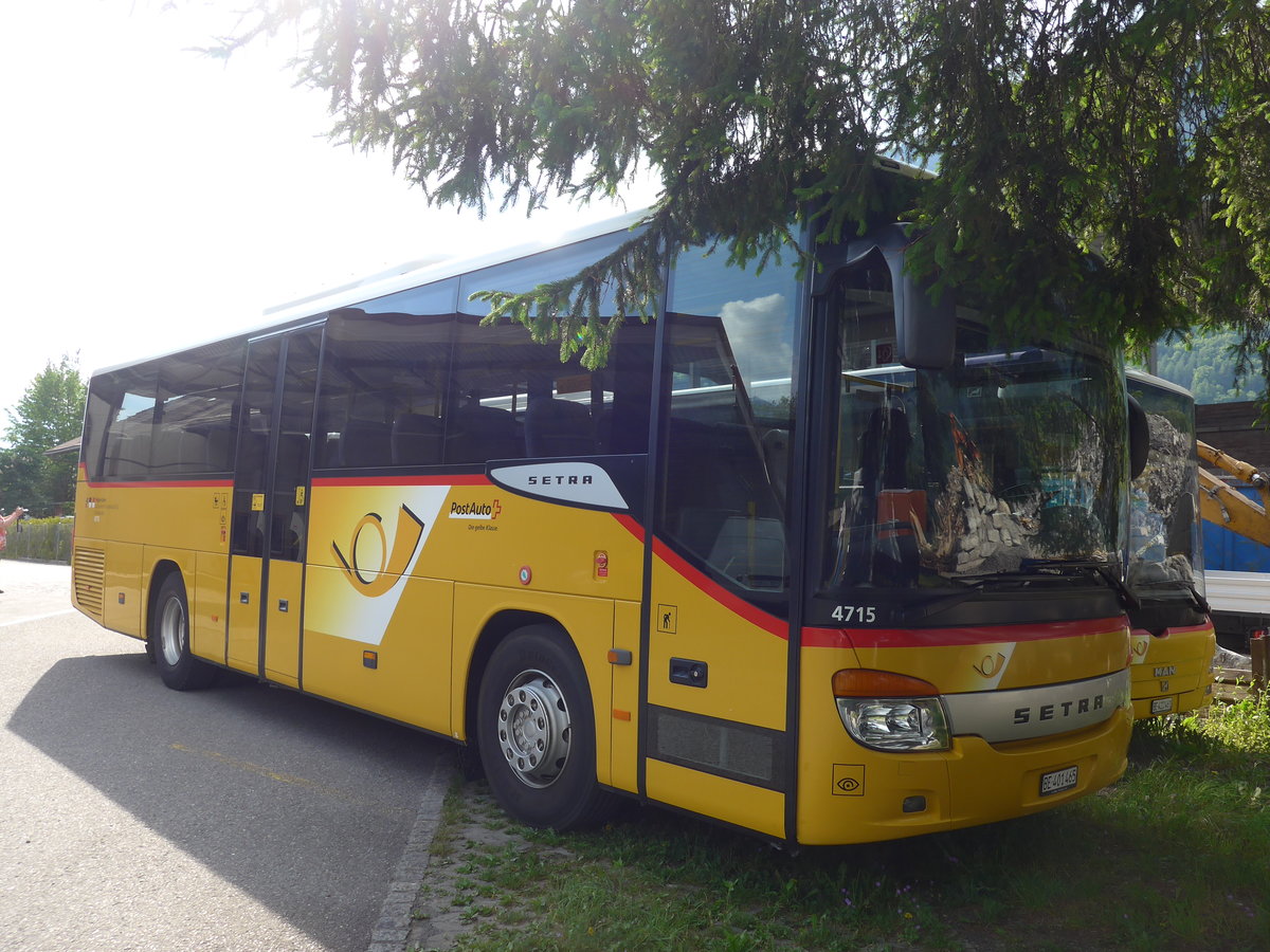 (180'763) - AVG Meiringen - Nr. 65/BE 401'465 - Setra am 24. Mai 2017 in Interlaken, Postgarage