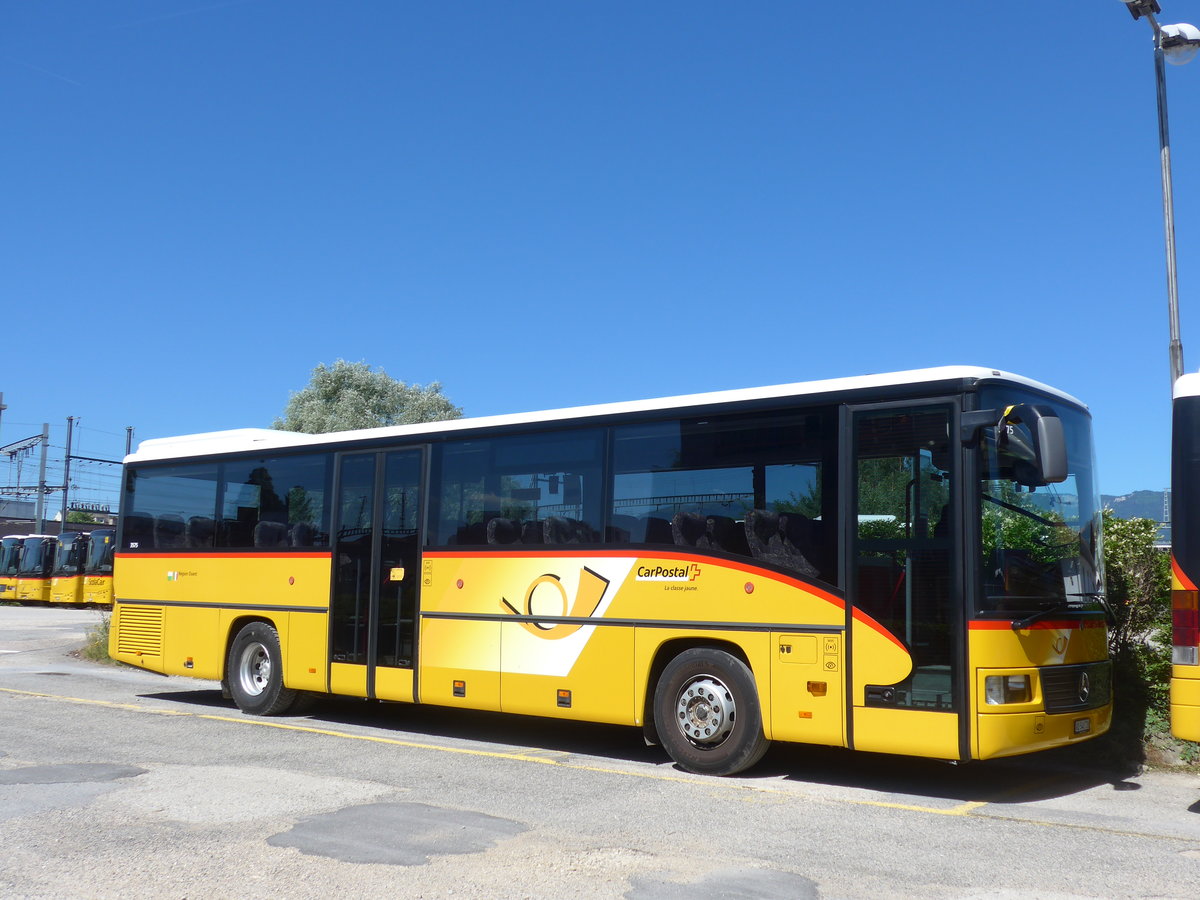 (181'178) - CarPostal Ouest - VD 548'726 - Mercedes am 18. Juni 2017 in Yverdon, Garage