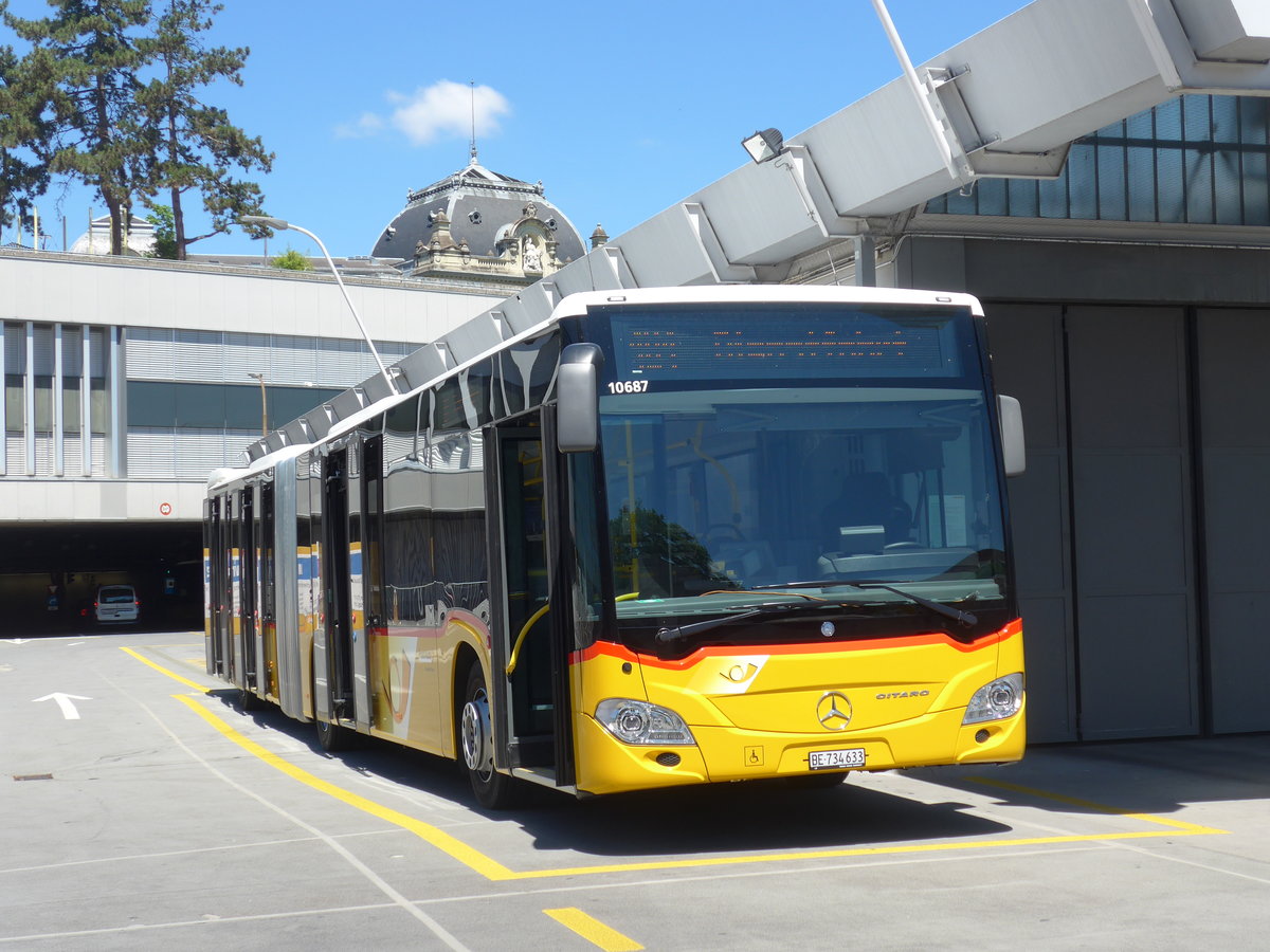 (181'211) - PostAuto Bern - Nr. 633/BE 734'633 - Mercedes am 18. Juni 2017 in Bern, Postautostation