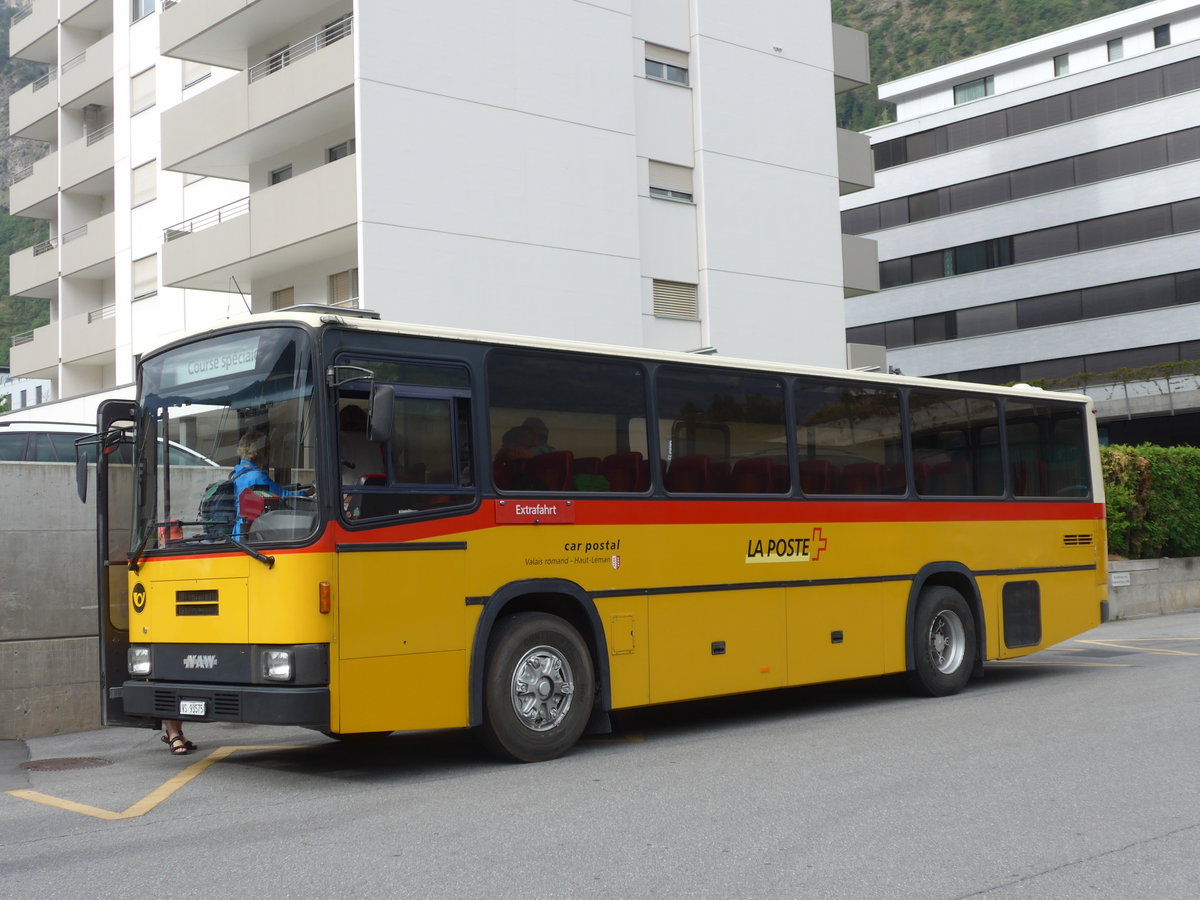 (181'797) - Oser, B�rchen - VS 93'575 - NAW/Lauber (ex Epiney, Ayer) am 9. Juli 2017 beim Bahnhof Visp