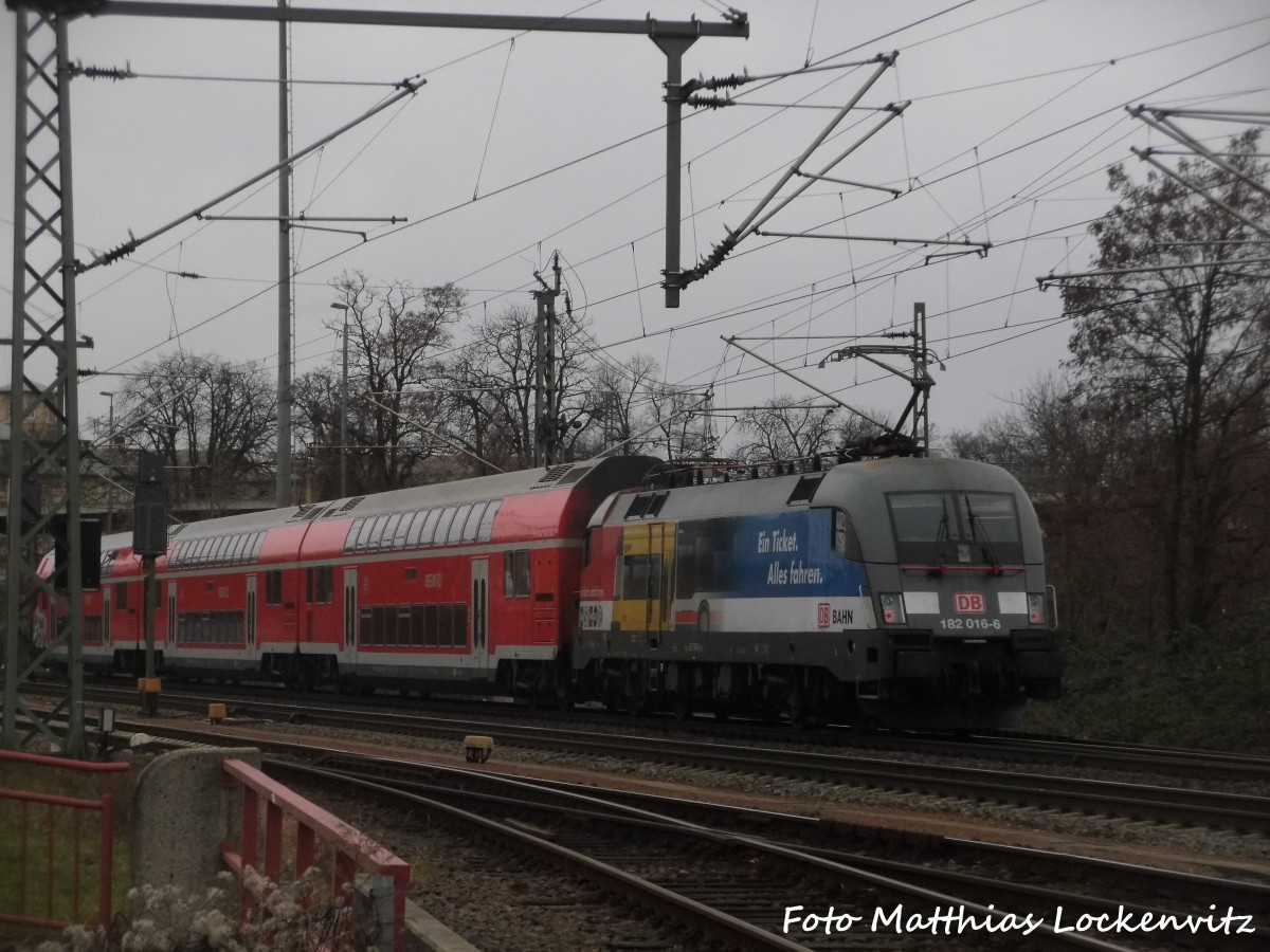 182 016 l�sst Delitzsch hinter sich am 9.2.16