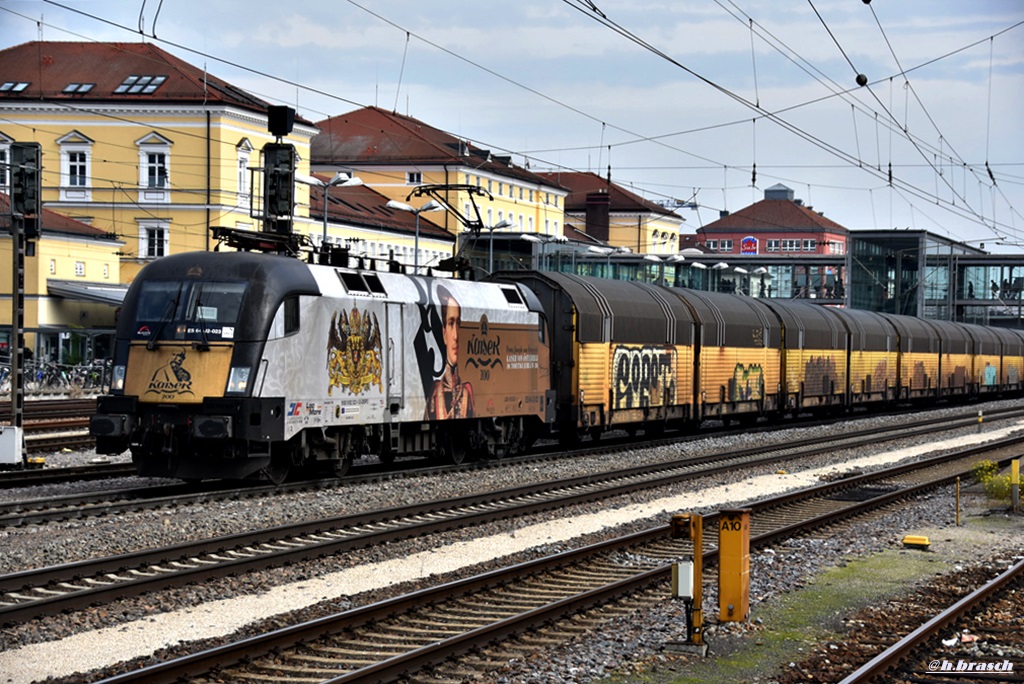 182 023 zog einen ganzzug durch regensburg,26.09.17
