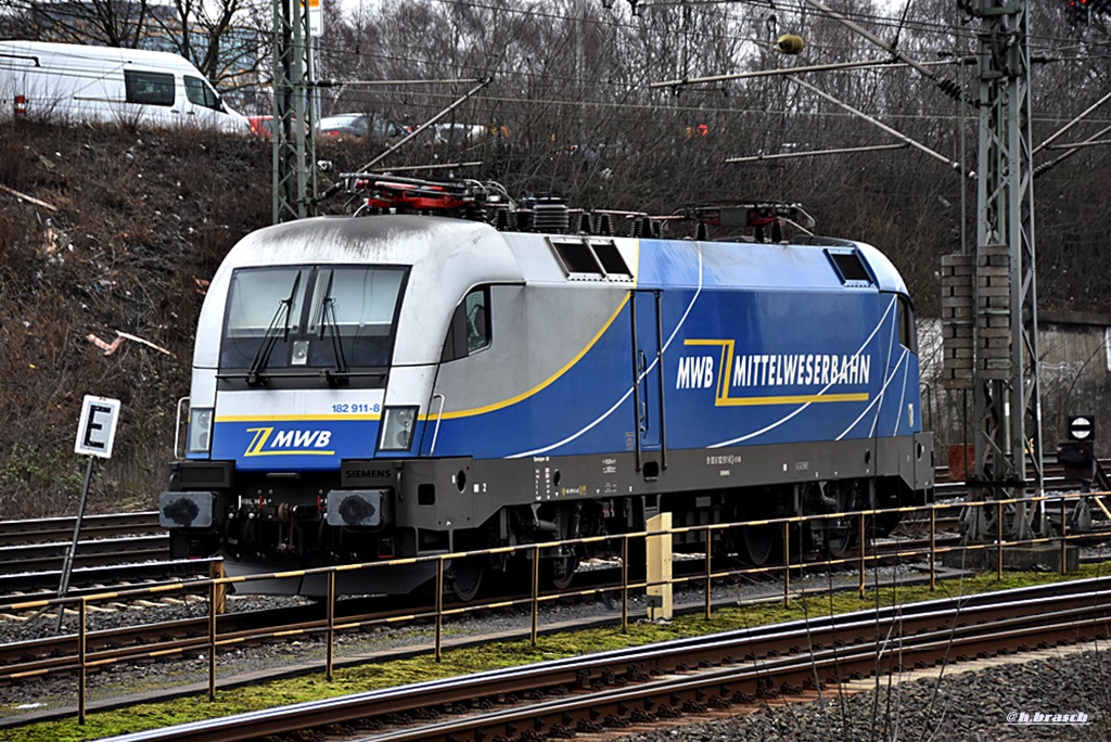 182 911-8 stand abgeb�gelt beim bf hh-harburg,29.01.16