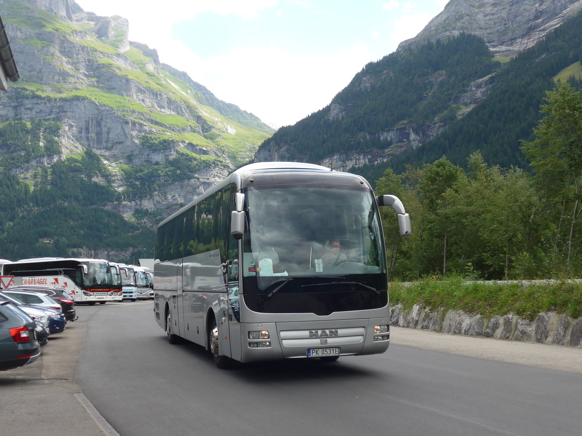 (182'370) - Aus Polen: ??? - PK 0531E - MAN am 30. Juli 2017 in Grindelwald, Grund