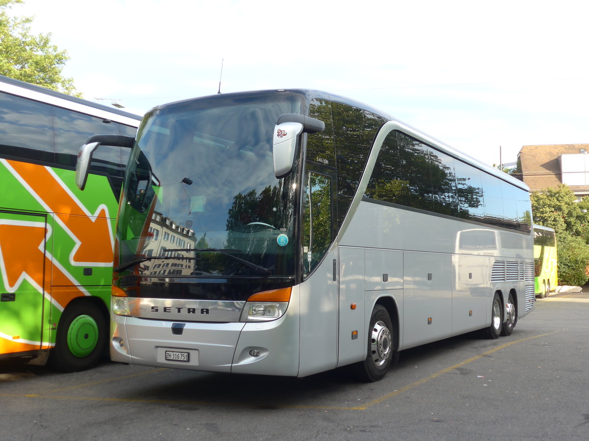 (182'696) - Meier, Zrich - ZH 316'751 - Setra am 5. August 2017 in Zrich, Sihlquai