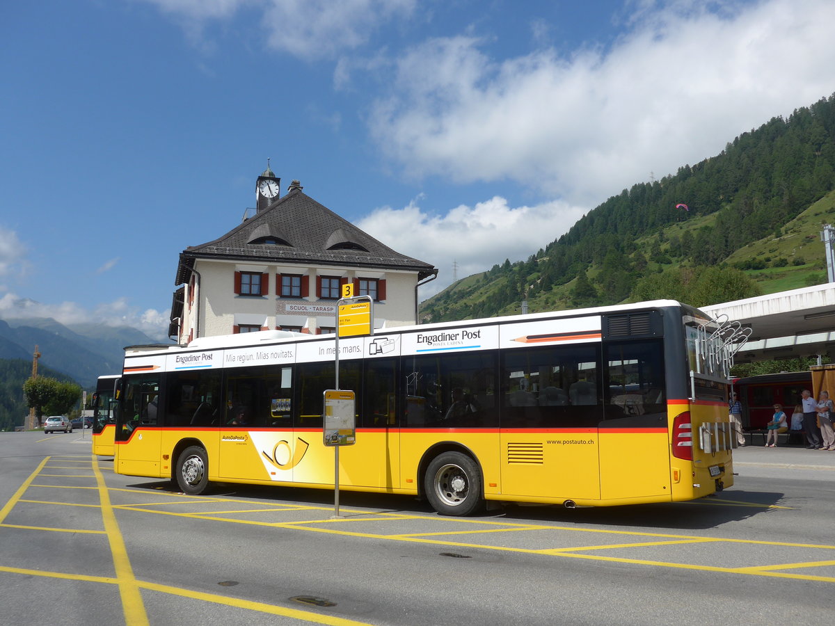 (182'720) - PostAuto Graub�nden - GR 159'302 - Mercedes am 5. August 2017 beim Bahnhof Scuol-Tarasp