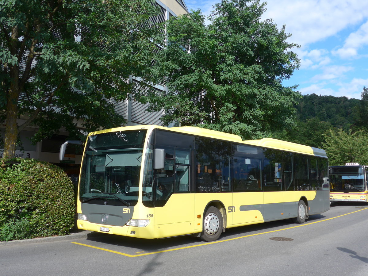 (182'833) - STI Thun - Nr. 155/BE 801'155 - Mercedes am 6. August 2017 bei der Schiffl�ndte Thun