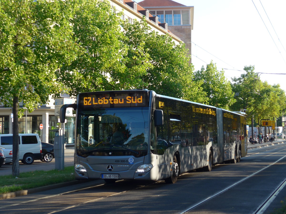 (182'867) - DVB Dresden - Nr. 459'300/DD-VB 9300 - Mercedes am 8. August 2017 in Dresden, Pirnaischer Platz