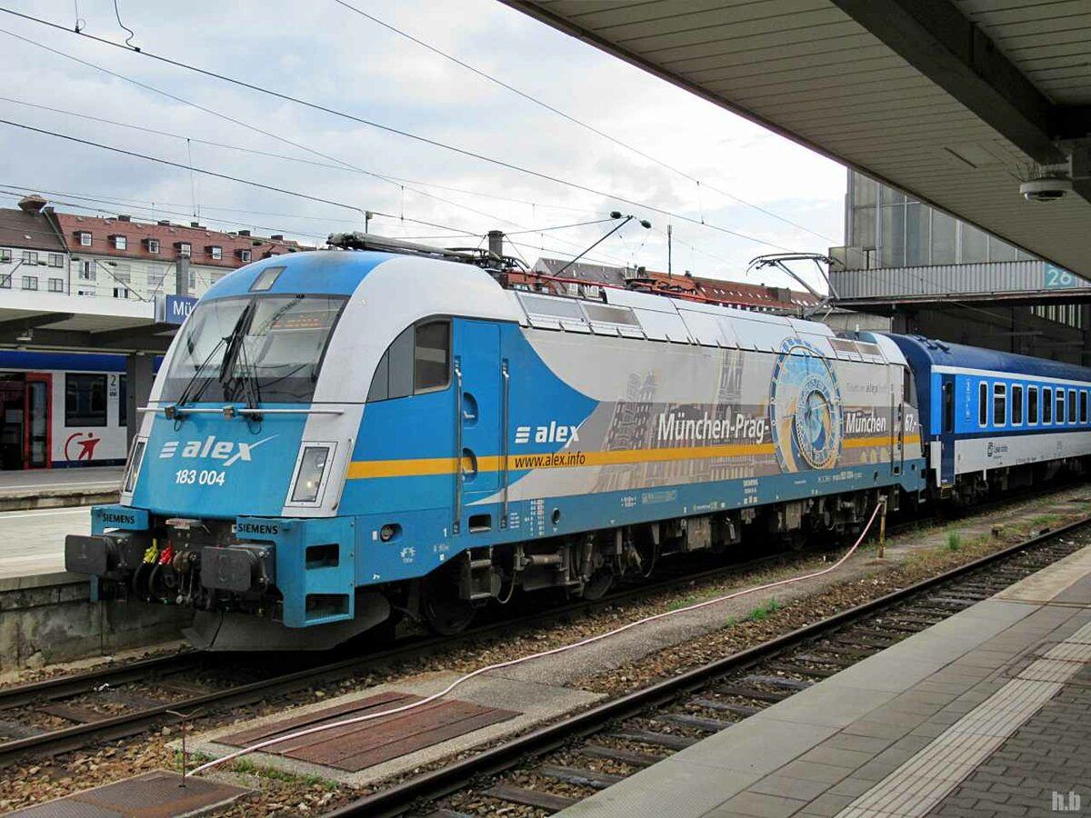 183 004 stand mit einen EC in m�nchen hbf,02.08.21