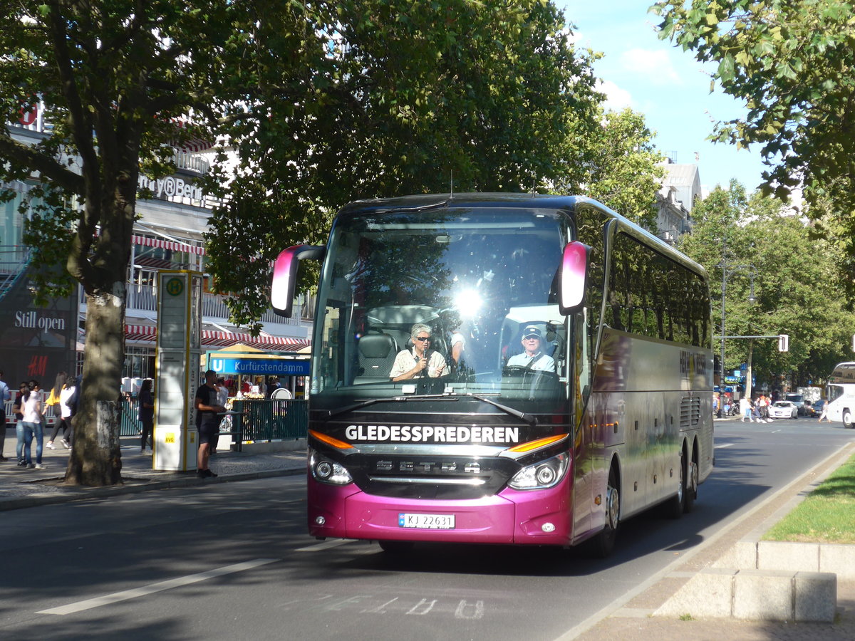 (183'240) - Aus Norwegen: Hermon, Hovet - KJ 22'631 - Setra am 9. August 2017 in Berlin, Kurfrstendamm