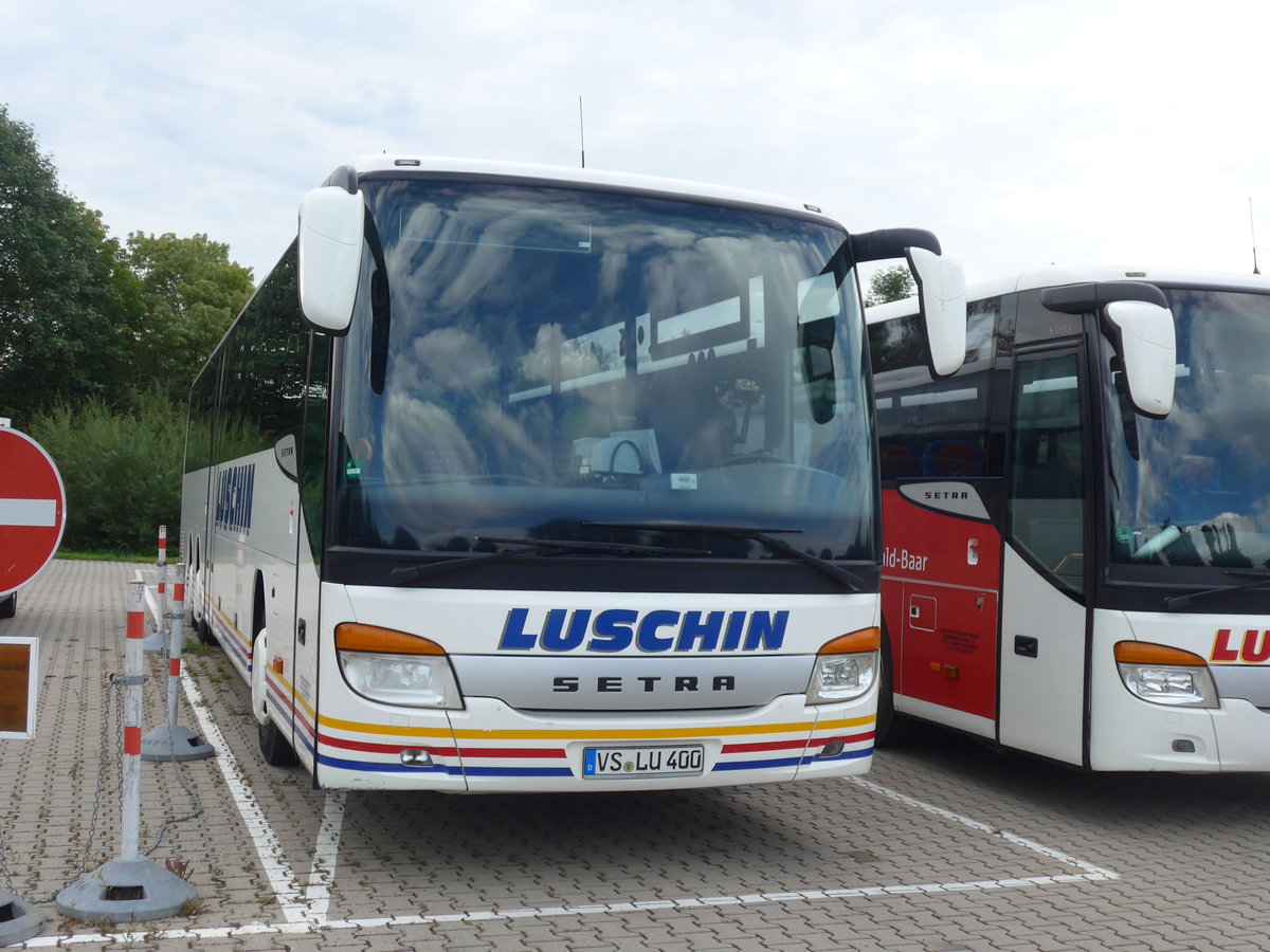 (183'877) - Luschin, Bad Drrheim - VS-LU 400 - Setra am 23. August 2017 in Bad, Drrheim, Garage