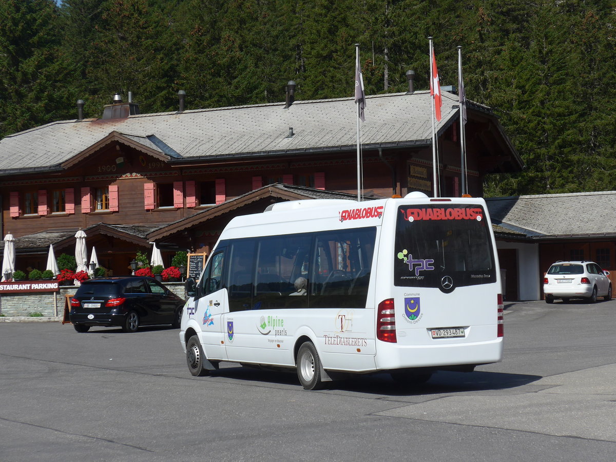 (183'977) - TPC Aigle - VD 293'487 - Mercedes am 24. August 2017 in Les Diablerets, Col du Pillon