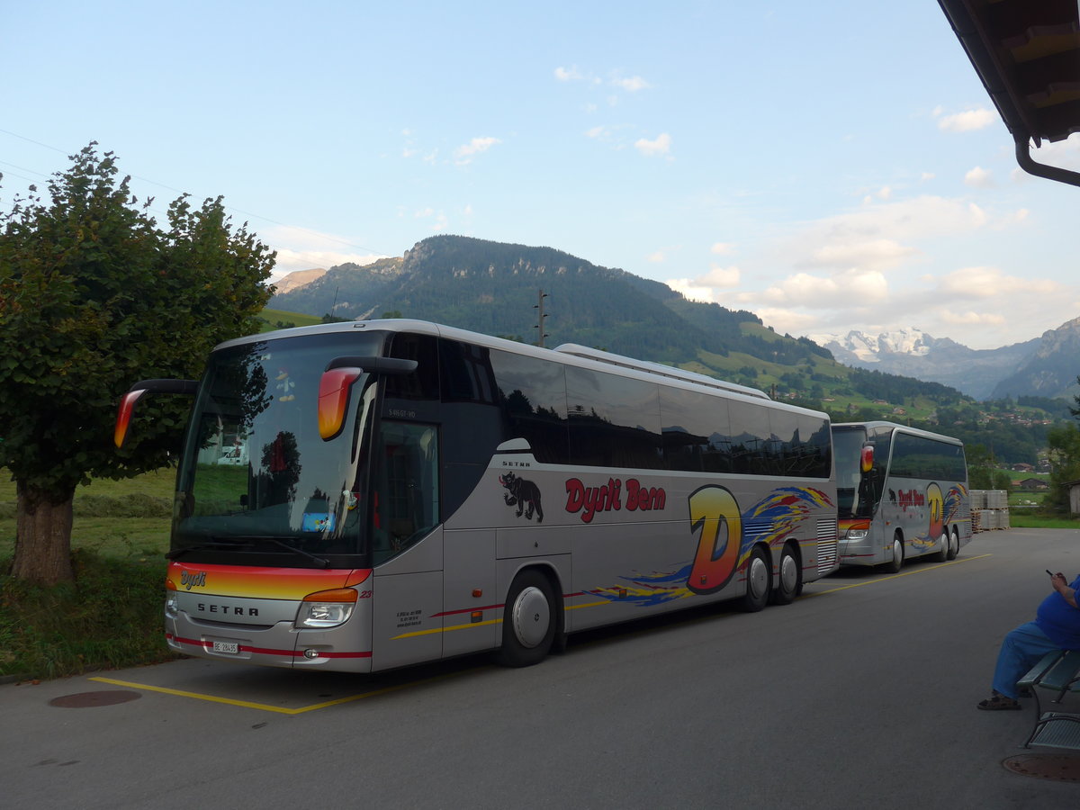 (184'277) - Dysli, Bern - Nr. 23/BE 28'435 - Setra am 25. August 2017 beim Bahnhof M�lenen