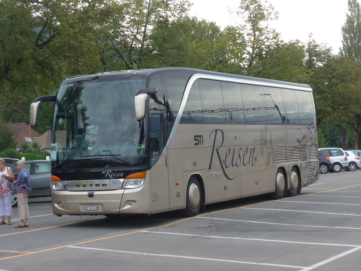 (184'512) - STI Thun - Nr. 41/BE 390'041 - Setra am 27. August 2017 in Thun, CarTerminal