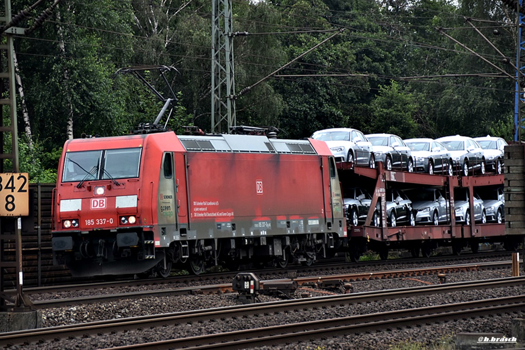 185 337-0 brauste mit einen mischer durch hh-harburg,16.07.16