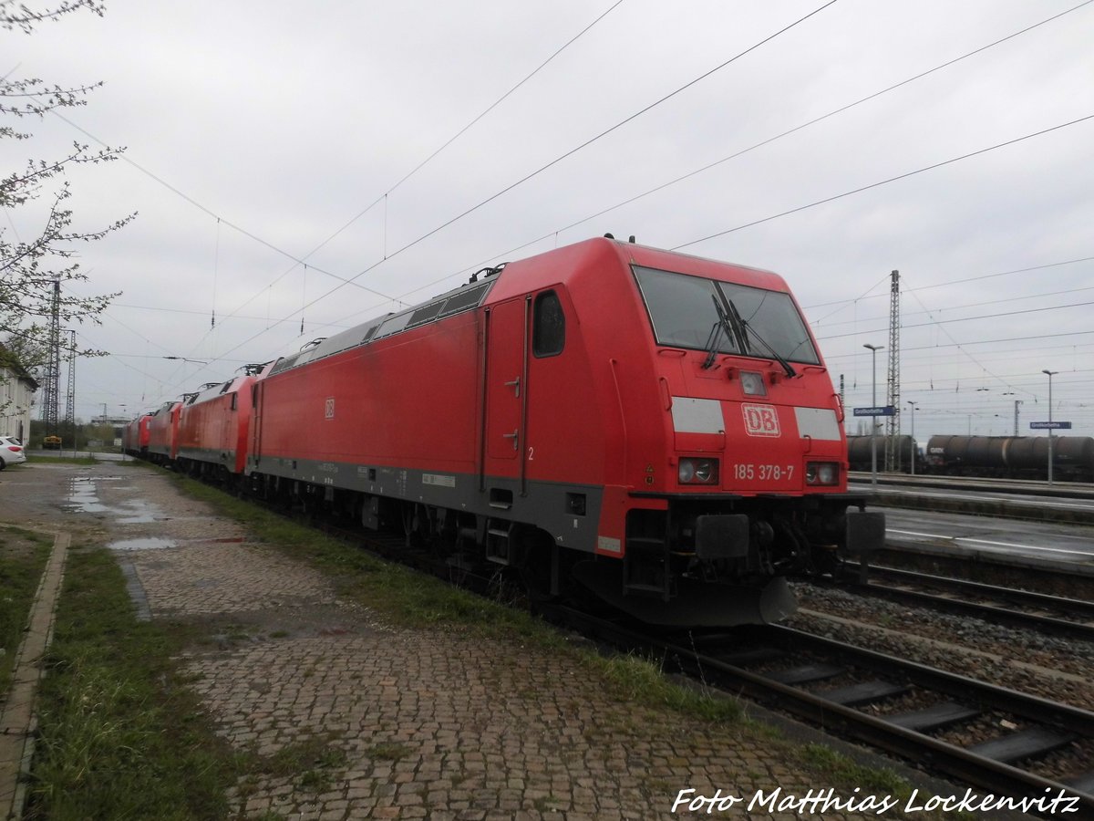 185 378 gesellte sich kurze zeit sp�ter hinzu in Gro�korbetha am 17.4.16