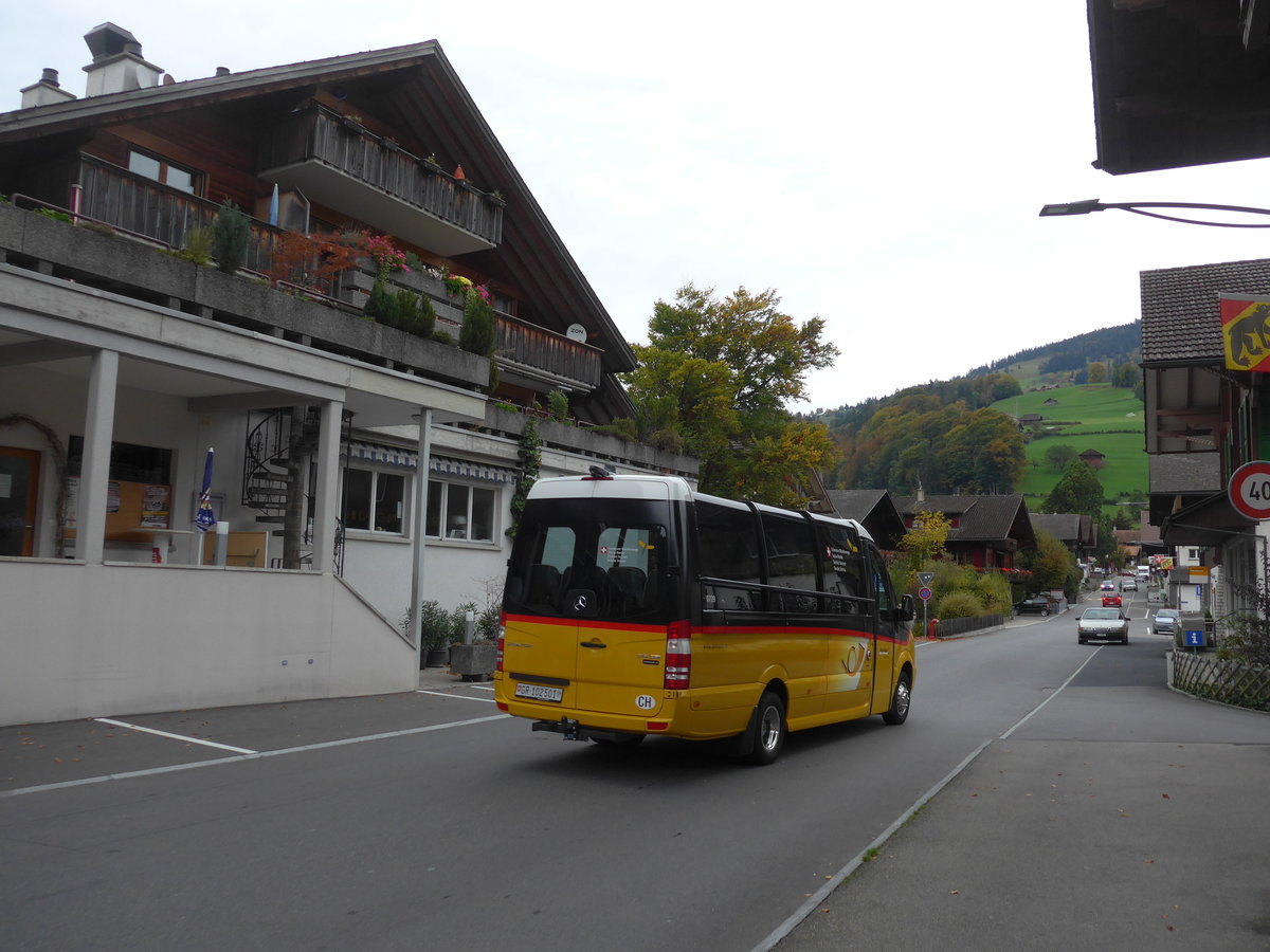 (185'752) - PostAuto Graub�nden - GR 102'501 - Mercedes/Tomassini am 2. Oktober 2017 in Reichenbach, Bahnhofstrasse