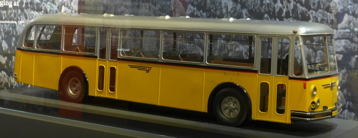 (186'546) - PTT-Regie - P 1440 - FBW/T�scher am 19. November 2017 in Bern, Museum f�r Kommunikation (Modell)