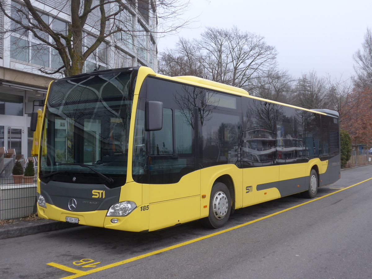 (187'348) - STI Thun - Nr. 185/BE 804'185 - Mercedes am 25. Dezember 2017 bei der Schiffl�ndte Thun