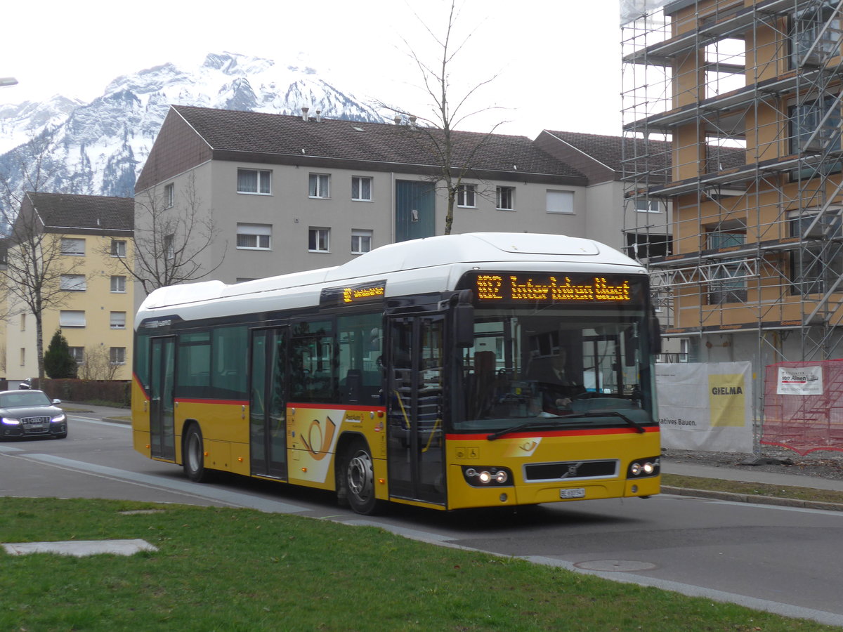 (188'239) - PostAuto Bern - BE 610'541 - Volvo am 5. Februar 2018 beim Bahnhof Interlaken Ost