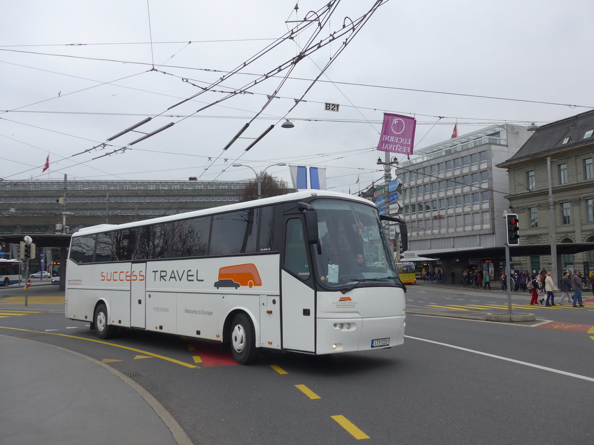 (189'399) - Aus Griechenland: Success Travel, Athen - ITY-2031 - Bova am 17. M�rz 2018 beim Bahnhof Luzern