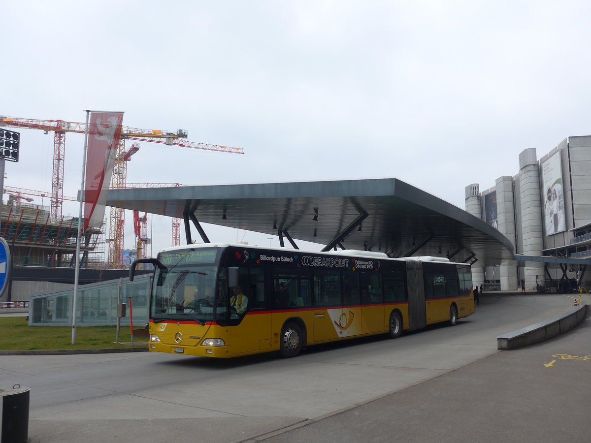 (189'571) - PostAuto Z�rich - Nr. 194/ZH 780'781 - Mercedes (ex Nr. 27) am 19. M�rz 2018 in Z�rich, Flughafen