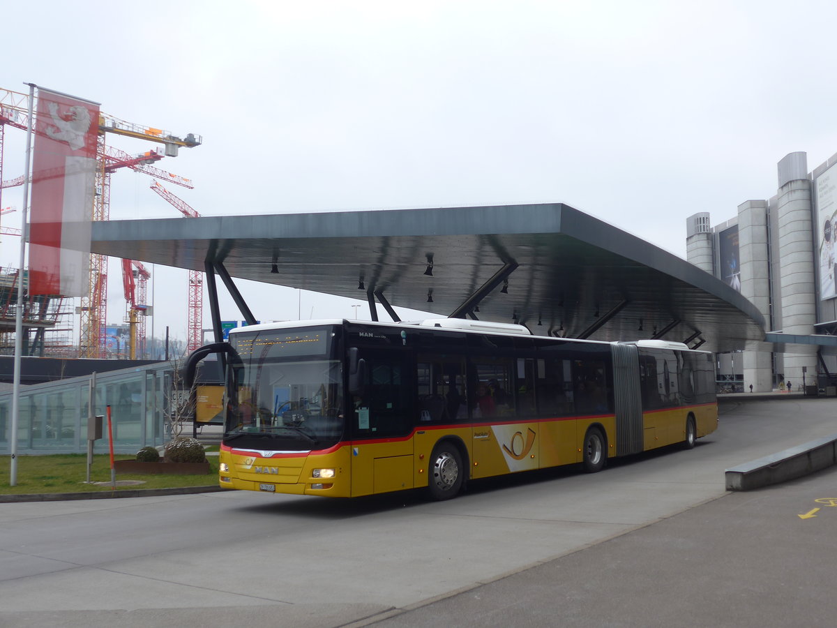 (189'573) - PostAuto Z�rich - Nr. 314/ZH 780'683 - MAN am 19. M�rz 2018 in Z�rich, Flughafen
