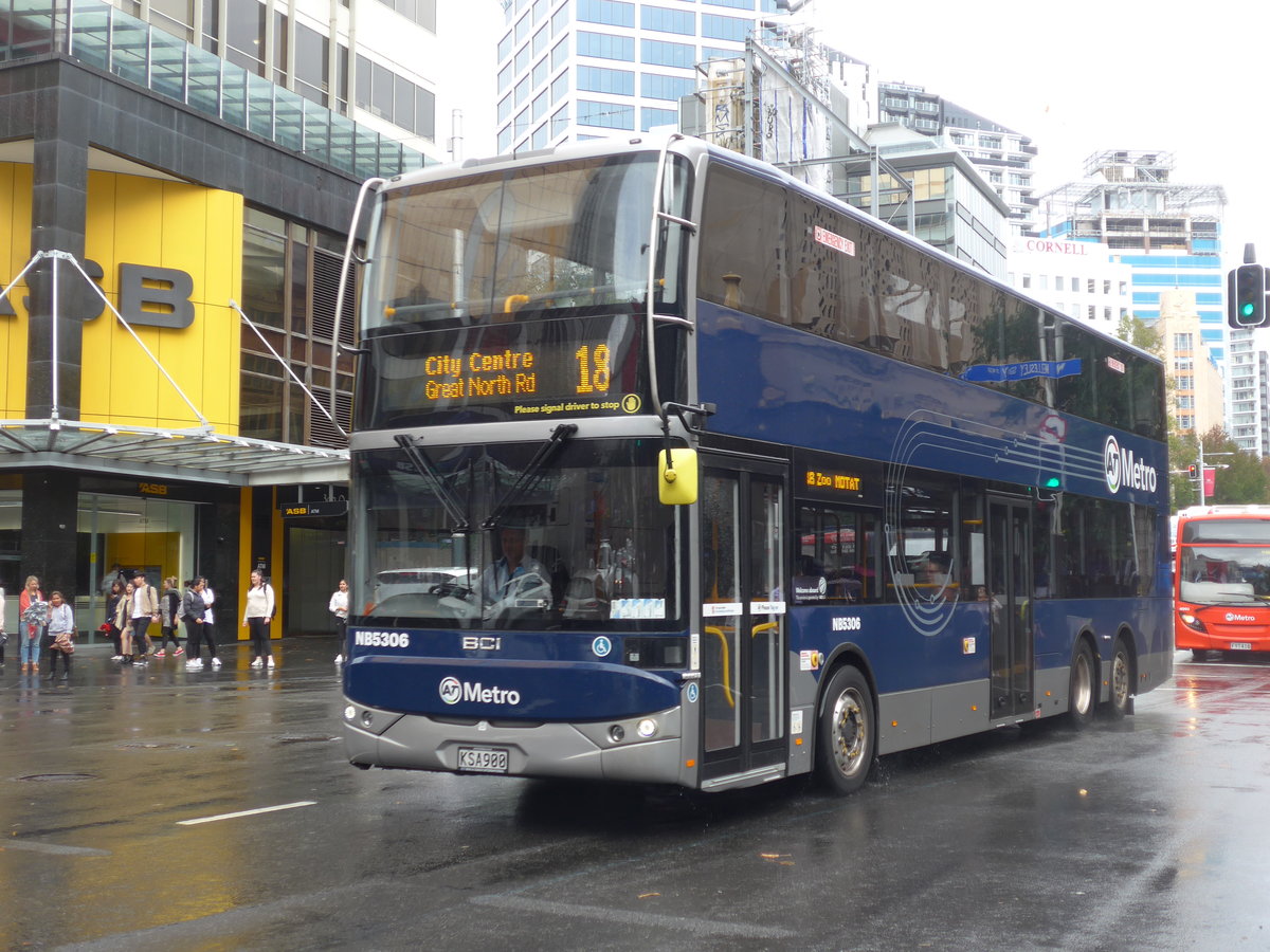 (192'081) - AT Metro, Auckland - Nr. NB5306/KSA900 - BCI am 30. April 2018 in Auckland
