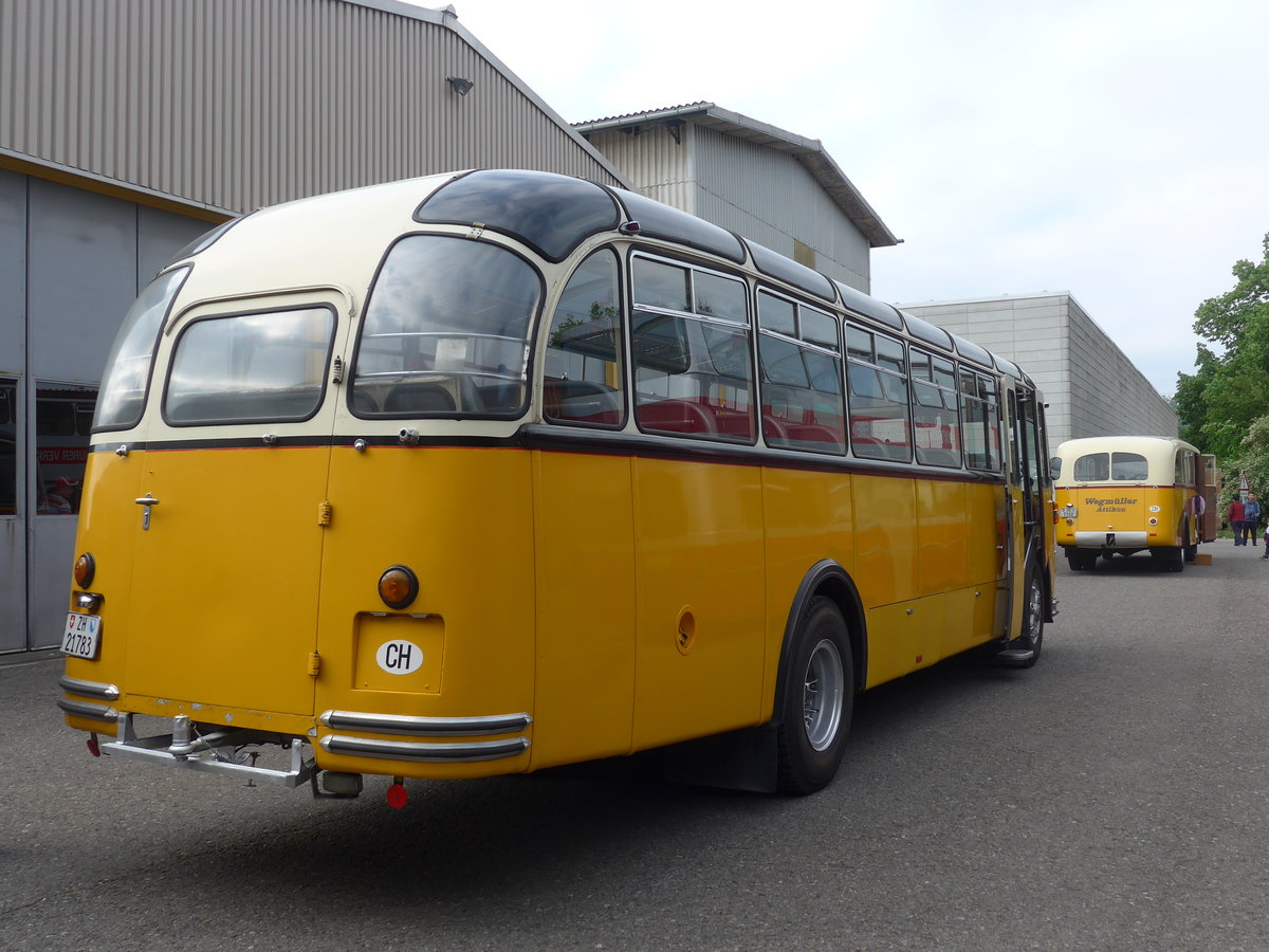 (192'400) - Wegm�ller, Attikon - ZH 21'783 - FBW/Gangloff (ex P 24'037; ex P 21'537) am 5. Mai 2018 in Attikon, Wegm�ller