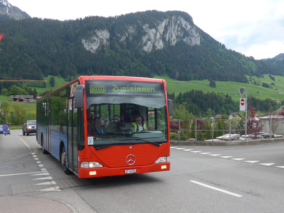 (193'276) - Lathion, Sion - Nr. 5/VS 24'726 - Mercedes (ex Chrisma, St. Moritz Nr. 1) am 21. Mai 2018 in Ch�teau-d'Oex, Bahnhofstrasse
