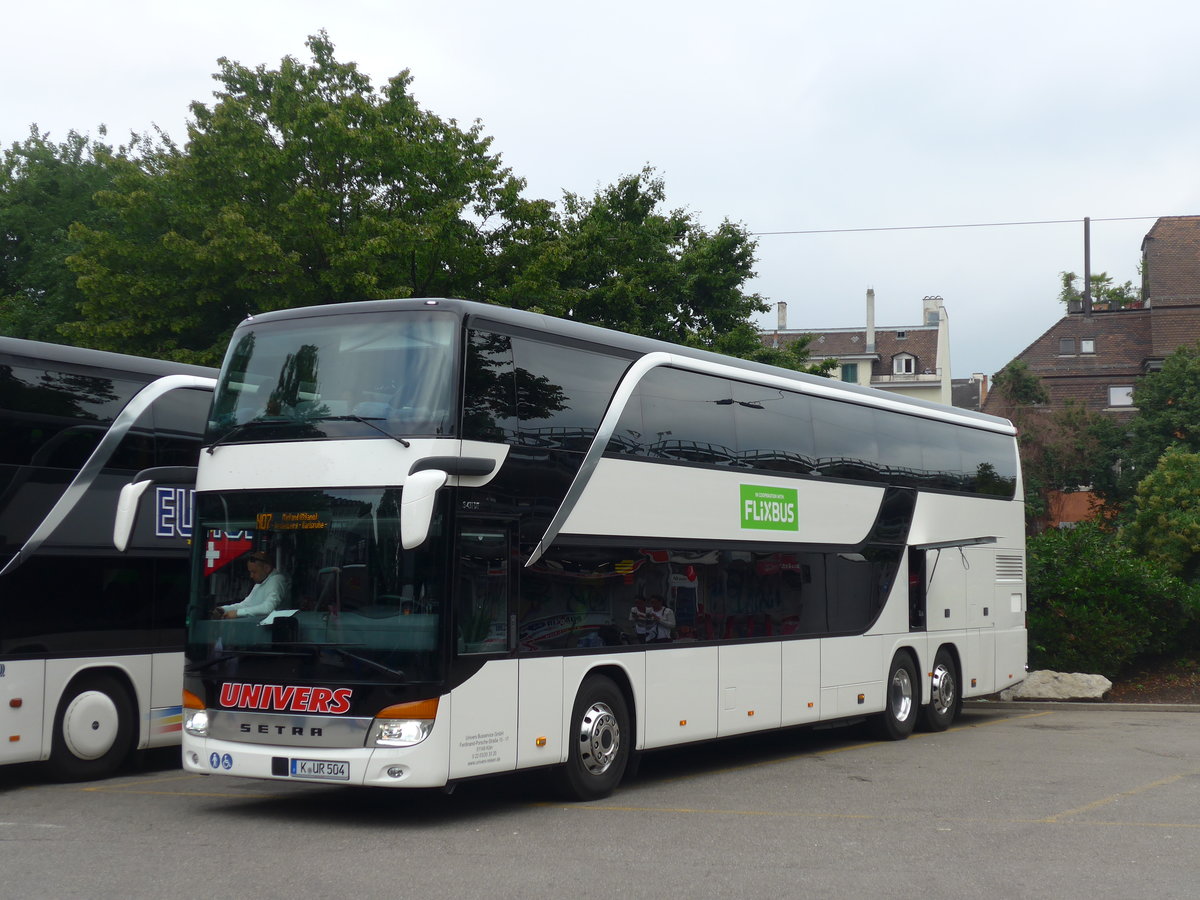 (193'786) - Aus Deutschland: Univers, Kln - K-UR 504 - Setra am 9. Juni 2018 in Zrich, Sihlquai 