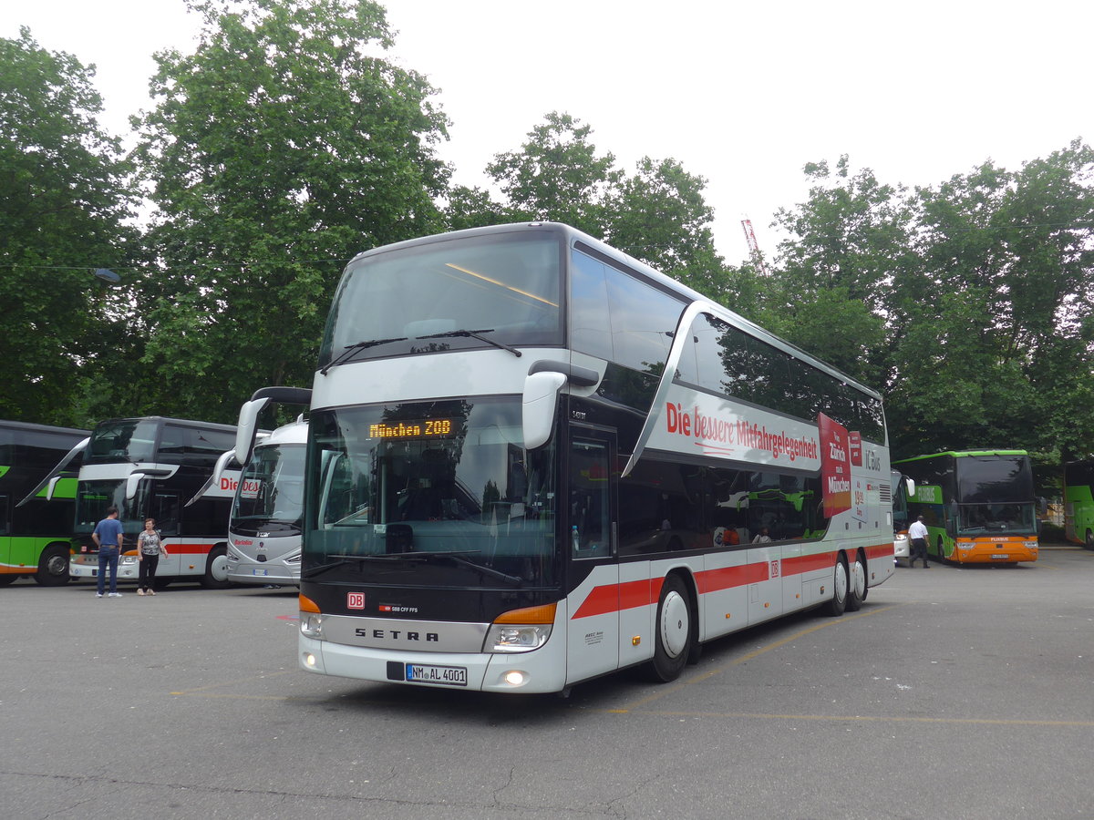 (193'793) - Aus Deutschland: Arzt, Seligenporten - NM-AL 4001 - Setra am 9. Juni 2018 in Zrich, Sihlquai