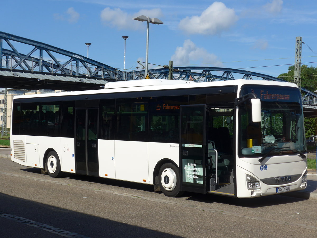 (194'133) - Meier, Staufen - FR-TM 30 - Iveco am 18. Juni 2018 beim Bahnhof Freiburg