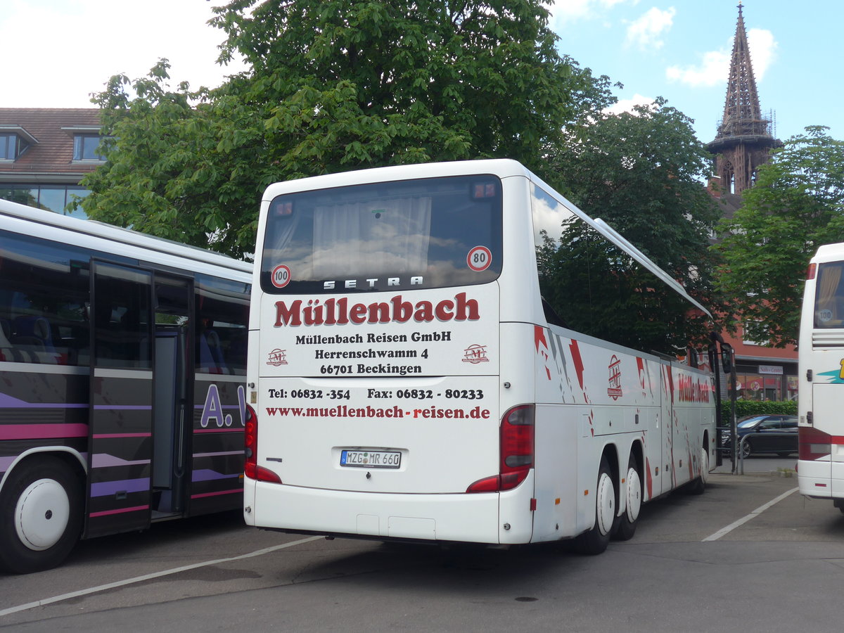 (194'227) - M�llenbach, Beckingen - MZG-MR 660 - Setra am 18. Juni 2018 in Freiburg, Karlsplatz